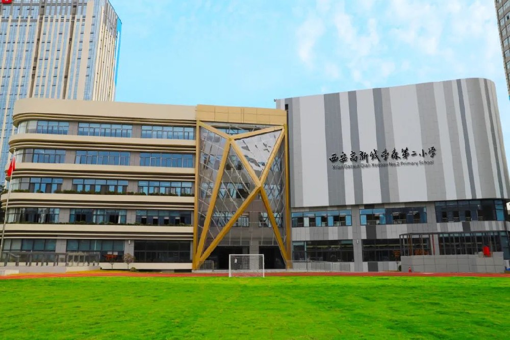 杨冠军在西安高新钱学森第二小学走访调研